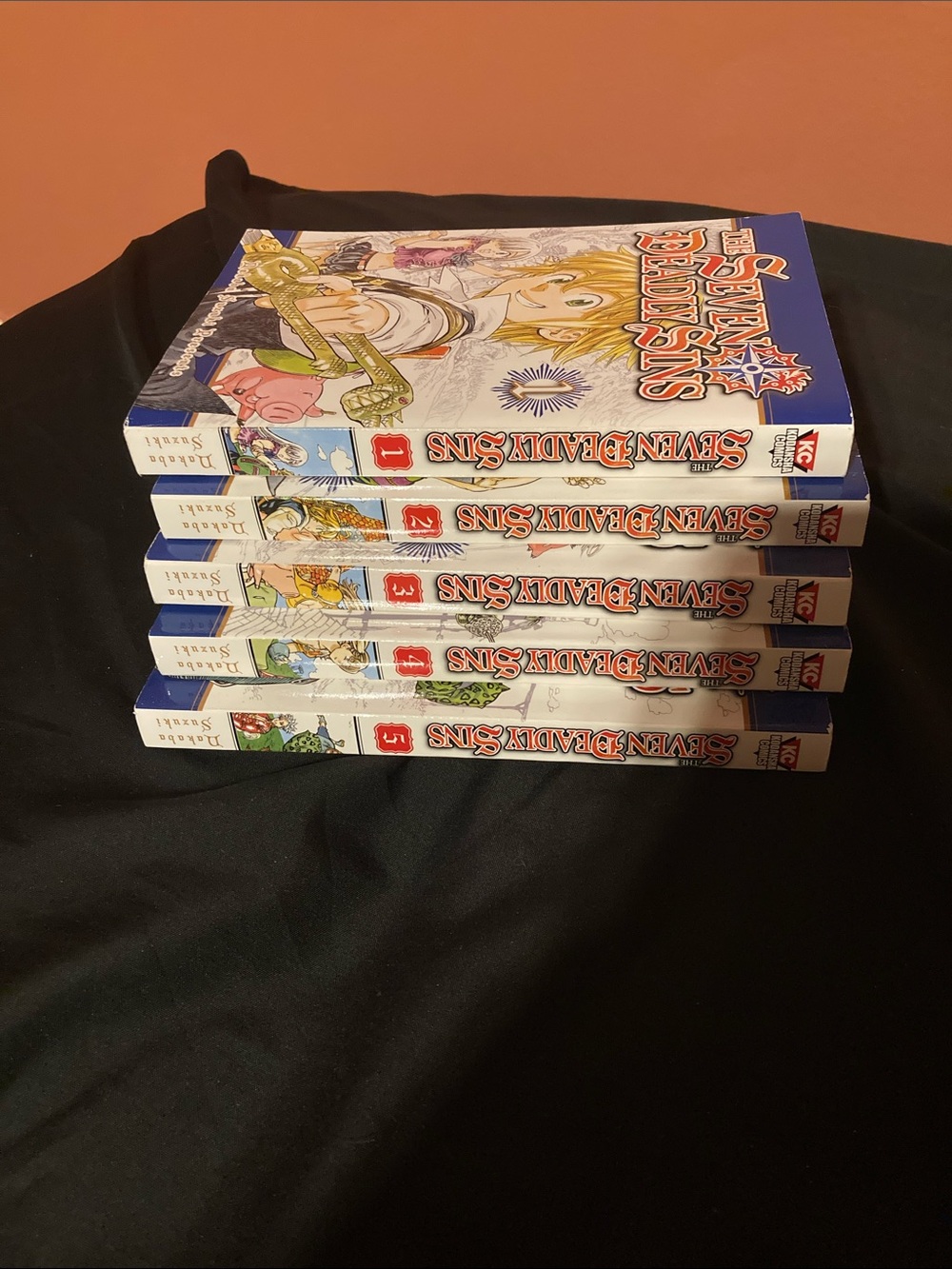 The 7 deadly sins manga 1-5